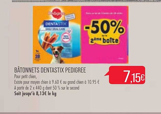 Bâtonnets Dentastix Pedigree