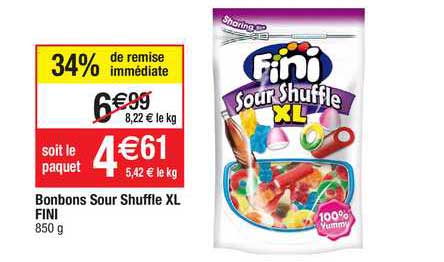 bonbons sour shuffle xl fini