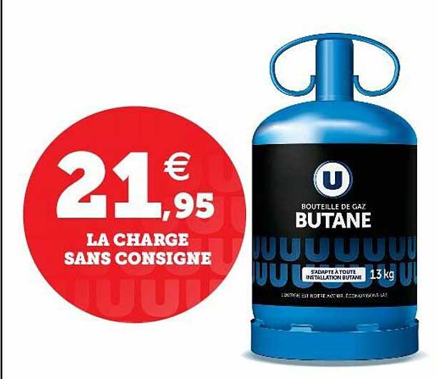 bouteille de gaz butane : la charge sans consigne
