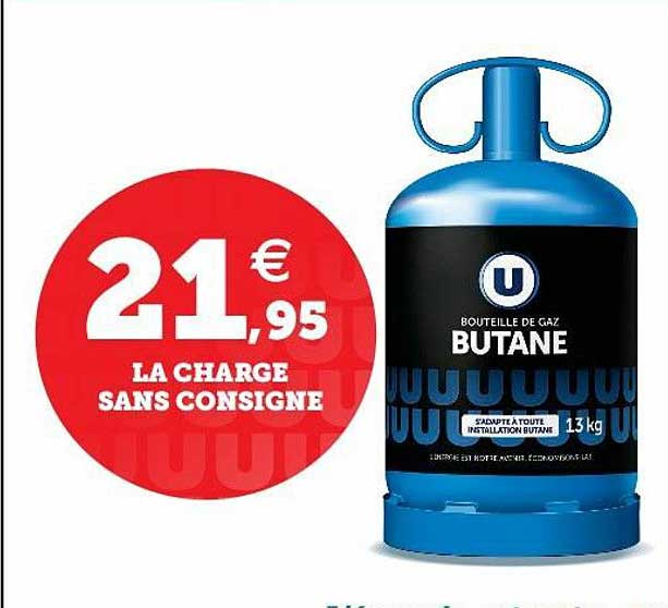 bouteille de gaz butane : la charge sans consigne