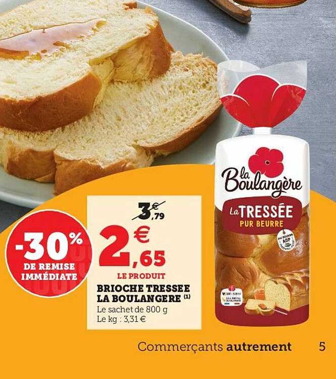 Brioche Tressée La Boulangère