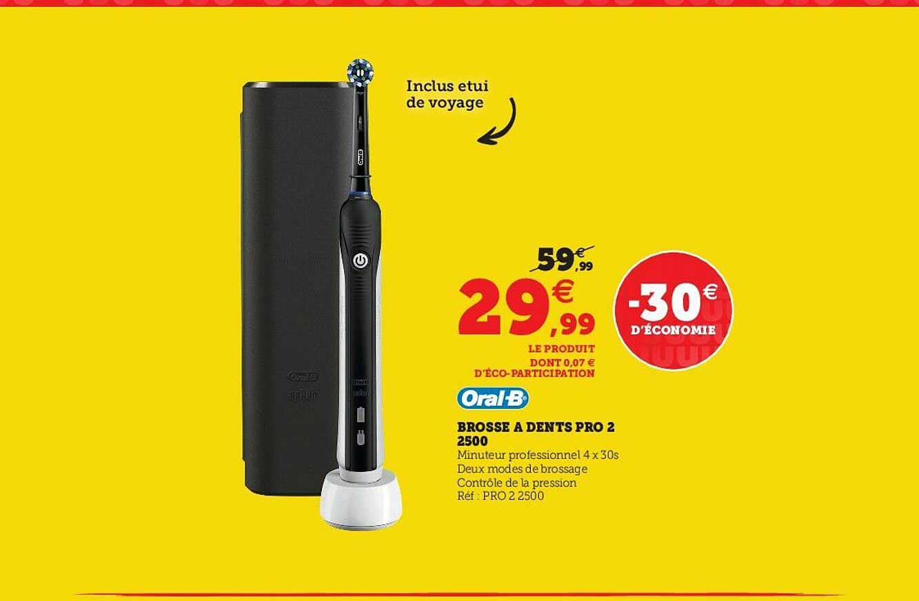 brosse à dents pro 2 2500 oral-b