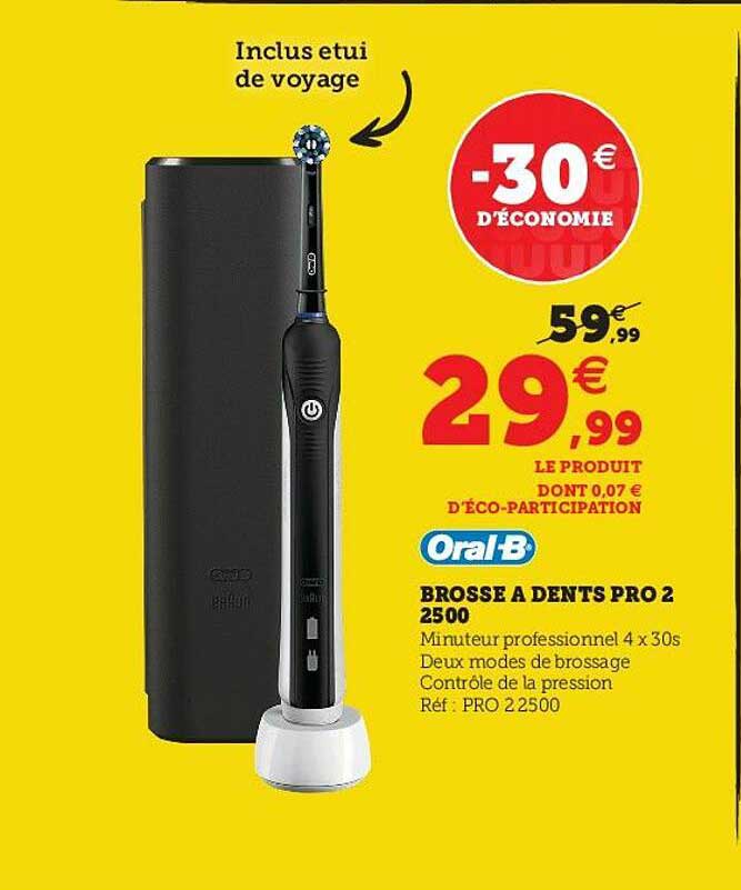 brosse à dents pro 2 2500 oral-b