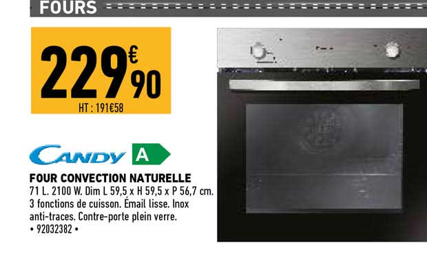 candy four convection naturelle