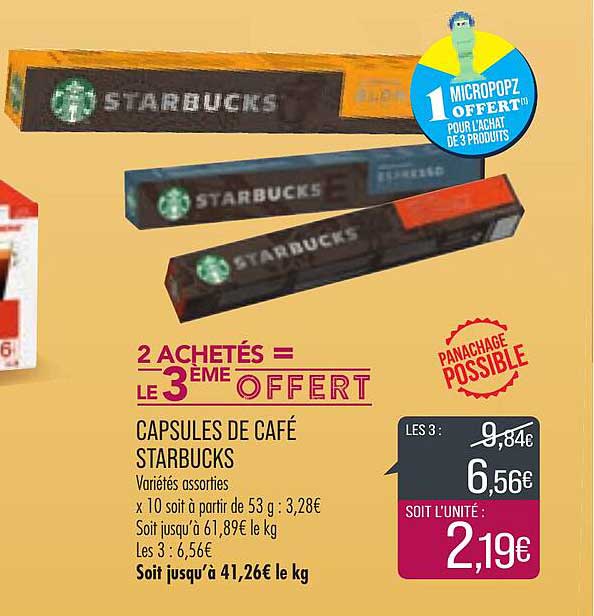 Capsules De Café Starbucks