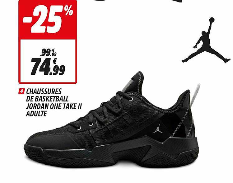 chaussures de basketball jordan one take II adulte