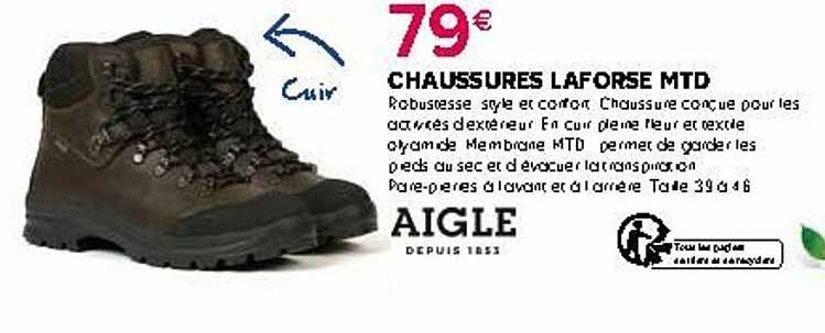 chaussures laforse mtd aigle