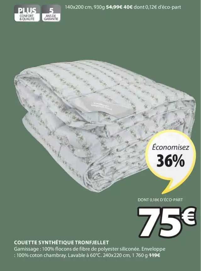 Couette Synthétique Tronfjellet