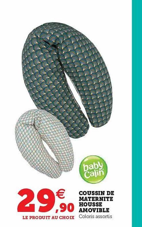 coussin de maternité housse amovible