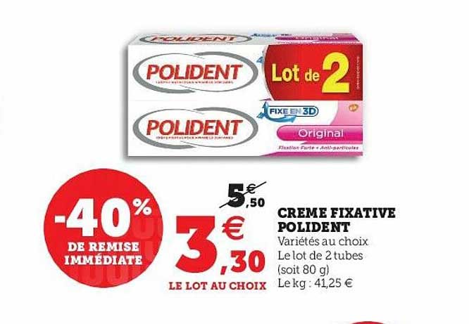 crème fixative polident