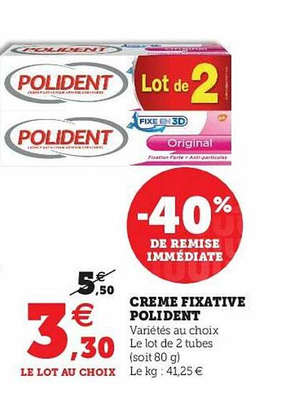 crème fixative polident