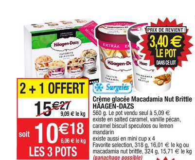 crème glacée macadamia nut brittle häagen-dazs