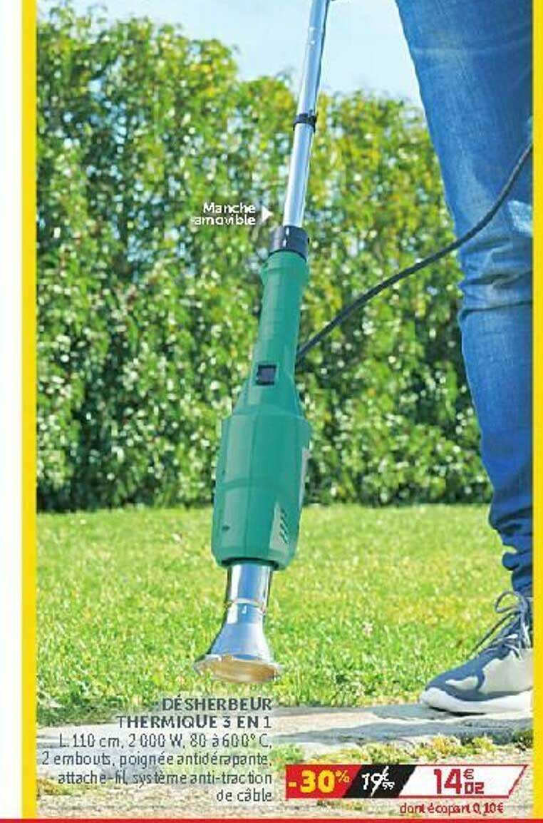 désherbeur thermique 3 en 1