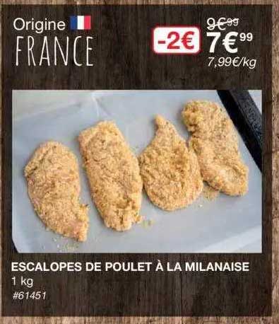 Escalopes De Poulet à La Milanaise