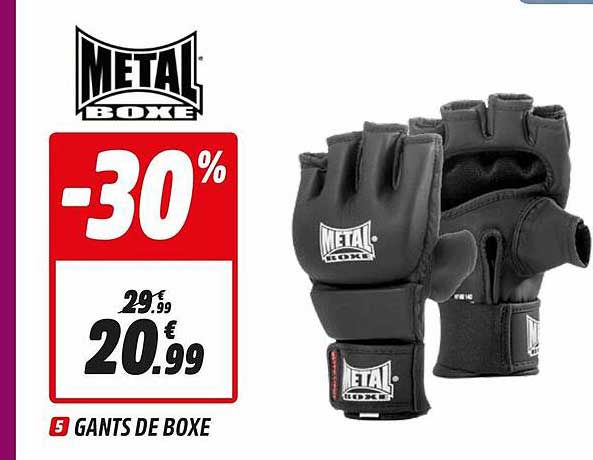 gants de boxe metal boxe