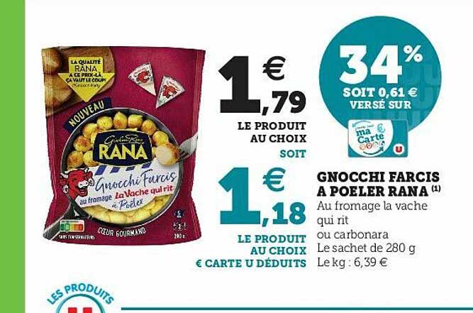 Gnocchi Farcis à Poêler Rana