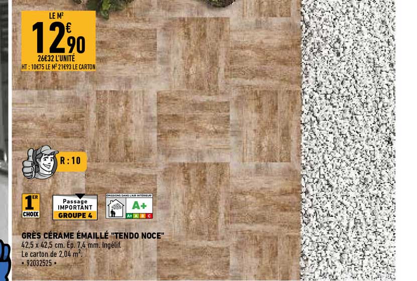 grès cérame émaillé "tendo noce"