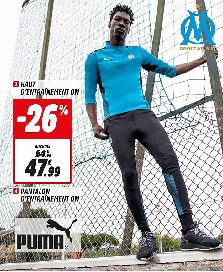 haut d'entraînement om, pantalon d'entraînement om