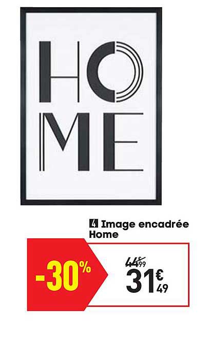 image encadrée home