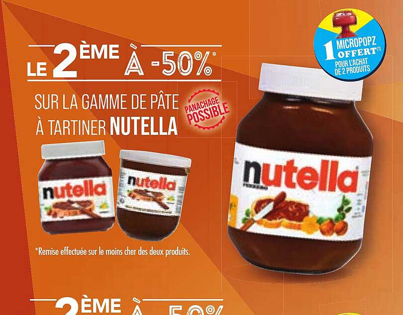 La Gamme De Pâte à Tartiner Nutella