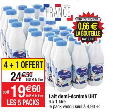 lait demi-écrémé uht