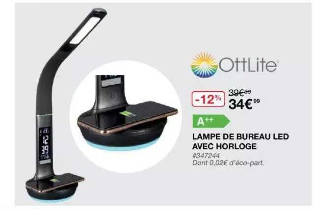 Lampe De Bureau Led Avec Horloge