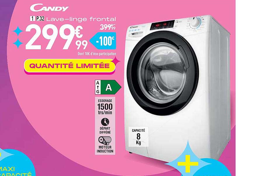 Lave-linge Frontal Candy