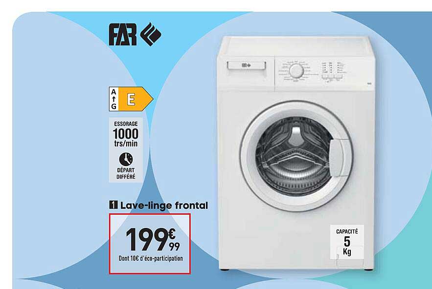 lave-linge frontal far