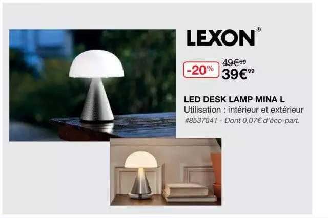 Led Desk Lamp Mina L Lexon