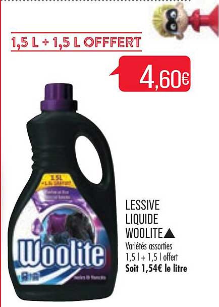 Lessive Liquide Woolite