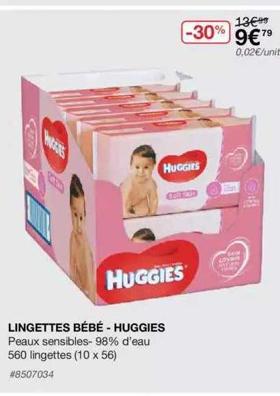 Lingettes Bébé - Huggies