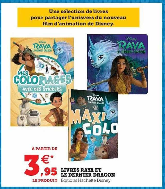 livres raya et le dernier dragon