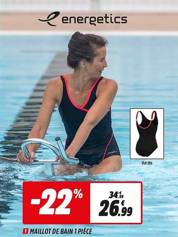 Maillot De Bain 1 Pièce Energetics