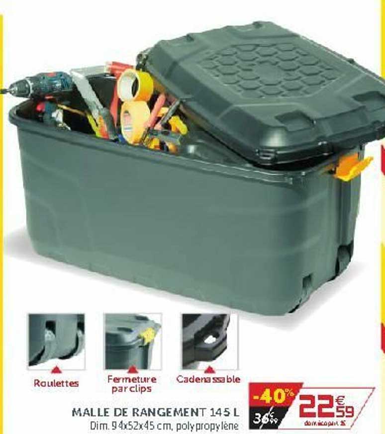 Malle De Rangement 145 L
