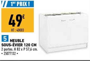 meuble sous-évier 120 cm