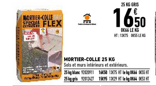 mortier-colle 25 kg