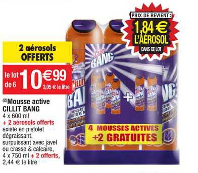 mousse active cillit bang