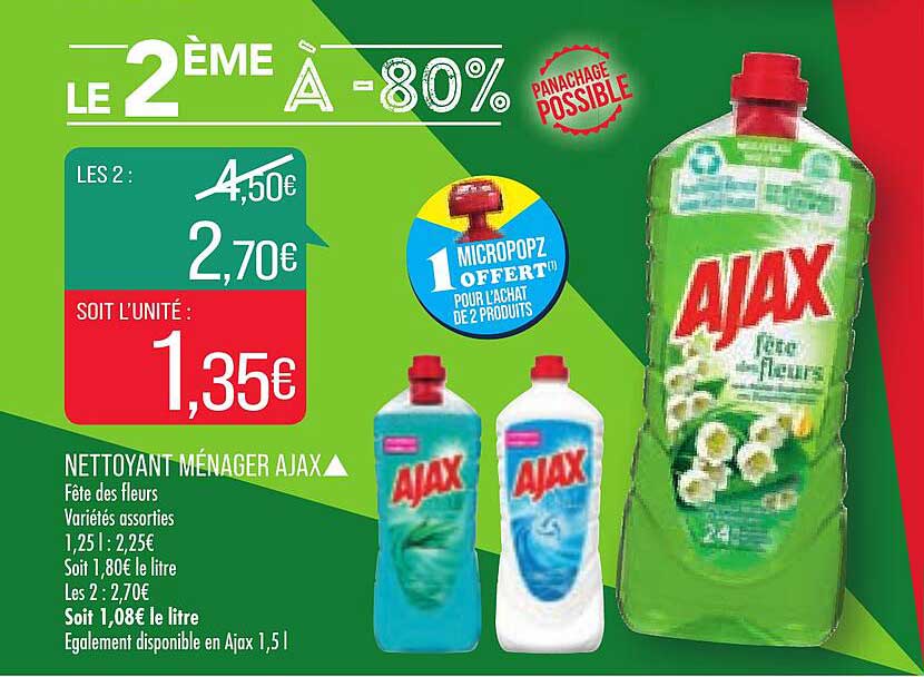 Nettoyant Ménager Ajax