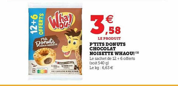 p'tits donuts chocolat noisette whaou!