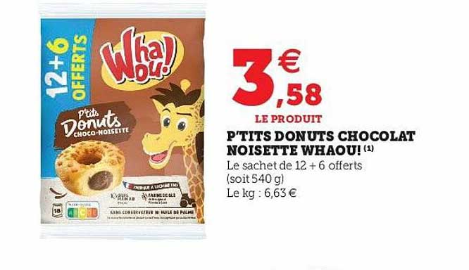 p'tits donuts chocolat noisette whaou!
