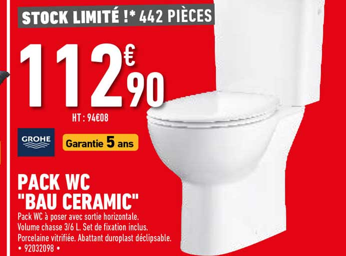 pack wc "bau ceramic"