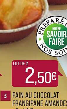 pain au chocolat frangipane amandes