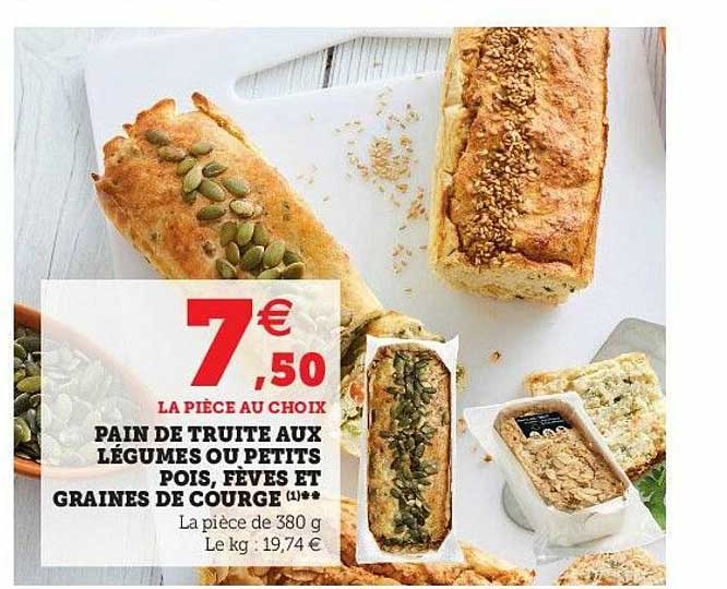Pain De Truite Aux Légumes Ou Petits Pois, Fèves Et Graines De Courge