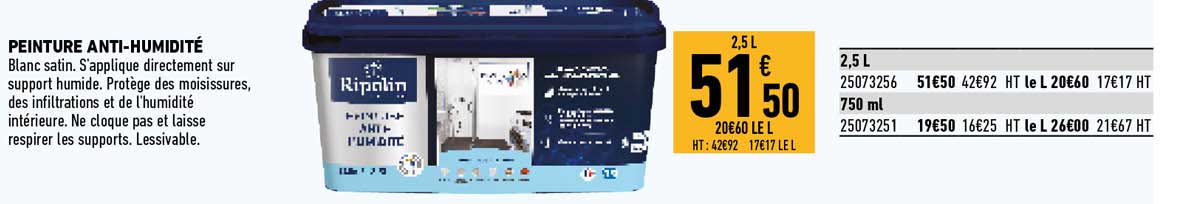 peinture anti-humidité