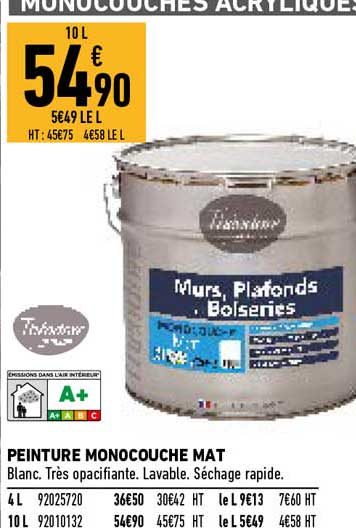 Peinture Monocouche Mat