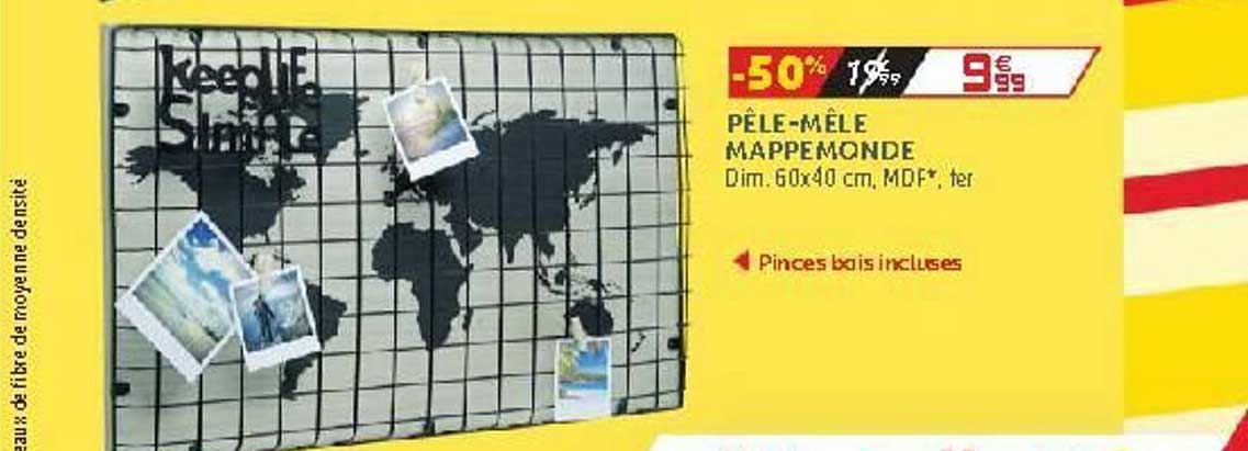 pêle-mêle mappemonde