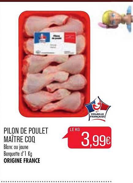 pilon de poulet maître coq