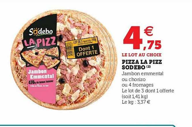 Pizza La Pizz Sodebo