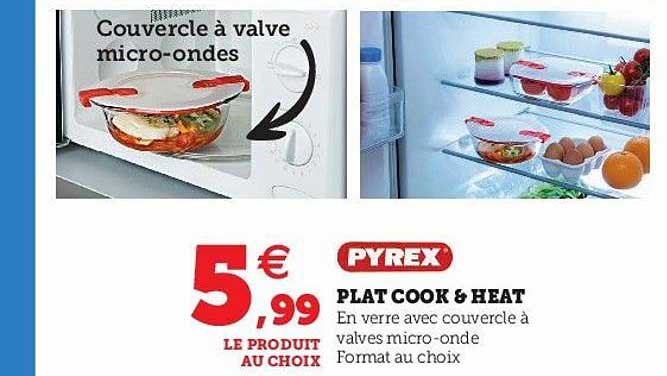 plat cook & heat pyrex