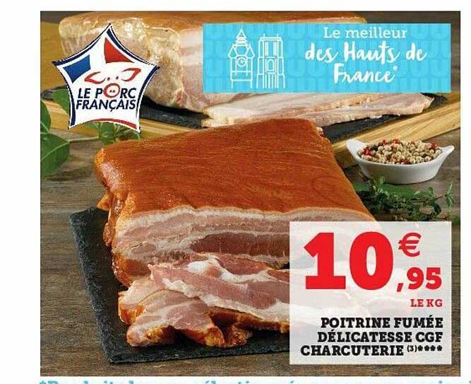 poitrine fumée délicatesse cgf charcuterie